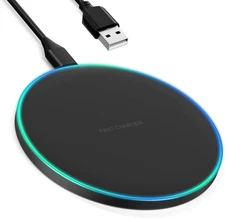 Cargador Rapido 7,5W Inalambrico Qi de Celular Para iPhone 14 Pro / Max / Plus