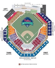 PHILLIES ATL ROW ONE!!! SEC 211 04/19/26  4/19/26 PAIR (2 TIX) RIGHT NEXT TO HOF
