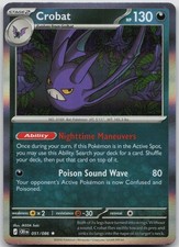 Crobat 051/086 Rare Chaos Rising Pokemon Holo Near Mint