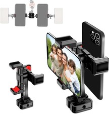 Phone Tripod Mount, Metal Smartphone Mount Adapter with Dual Phone Holder, 36...