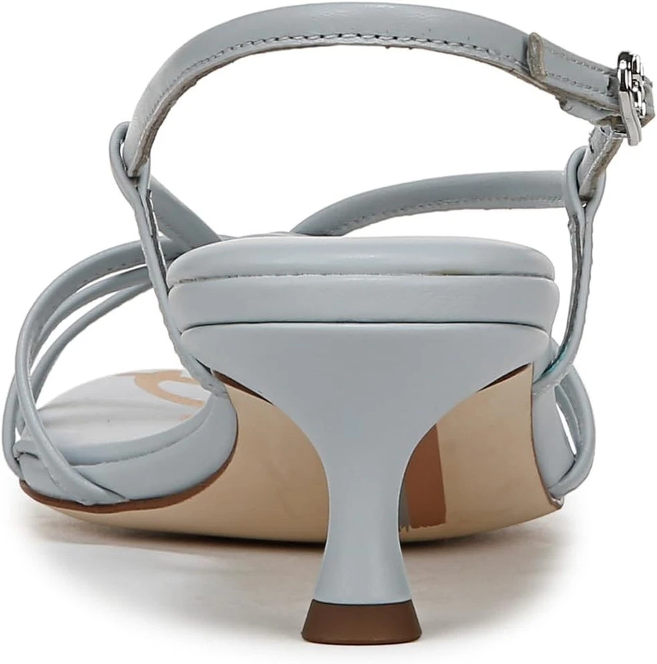 Sandalia de tacón de gatito Sam Edelman para mujer con tiras Cressa nueva sin caja Foto 4 de 4