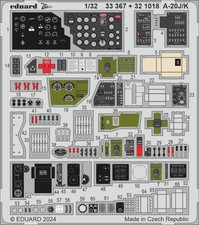 Eduard 33367 1/32 A-20J/ K Zoom Photo-Etch Set for Hong Kong Models