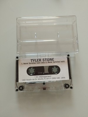 Tyler Stone - Never Satisfied - Promo Musicassette - Demo House Miami ITC