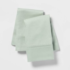 King Solid Performance 400 Thread Count Pillowcase Set