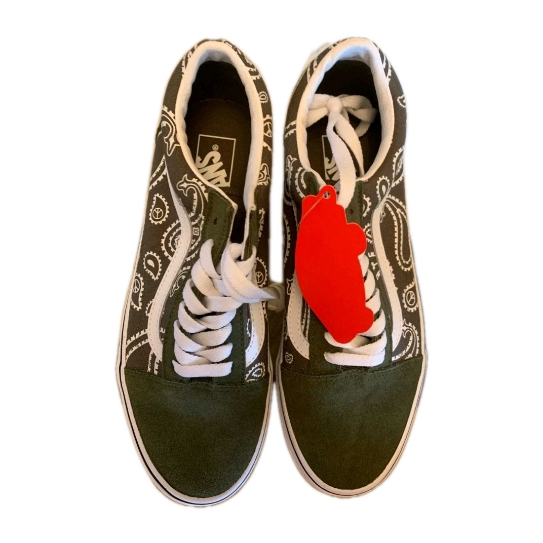 VANS Old Skool Peace Paisley Grape Leaf VN0A5KRFB0F Womens 6.5 Brand New thumbnail 2
