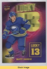 2023-24 Upper Deck Fleer Ultra Lucky 13 Matthew Savoie Matt #L13-10 READ 09fg