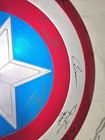 24in METAL 75th Marvel Legends CAPTAIN AMERICA SHIELD JSA — photo 2