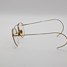 Vintage Gold Filled Wire Frame Eyeglasses Signed Shuron