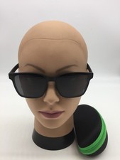 Gucci Unisex Matte Black Frame Trendy Luxury Sunglasses 61-16-145 Grey Lenses