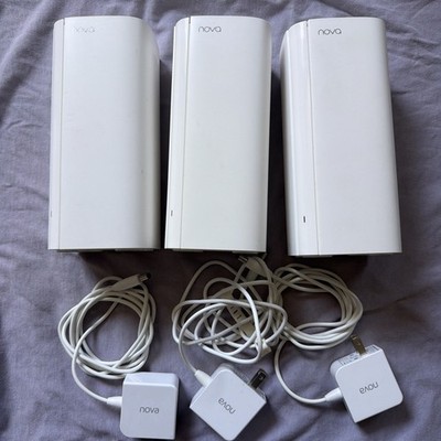 Tenda Nova AX1800 Whole Home Mesh WiFi 6 System Used 3 Units