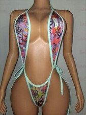Exotic Dancewear/ Rave/ Festival Outfit Size SMedium Coverage Glows