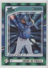 2024 Panini Donruss Rated Prospects Green Laser Josue De Paula #113 e9p