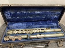 Vintage Flute Elkhart Ind.  Hard Case