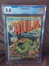 1974 Incredible Hulk #180 cgc5.0
