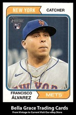2023 Topps Heritage Francisco Alvarez #OB-FA New York Mets MLB Baseball 