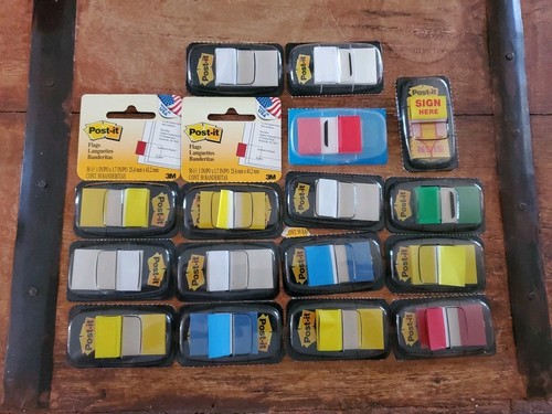 3M Post It Flags Dispenser  With Huge Lot of POST IT FLAGS 👀 👀 Photos
