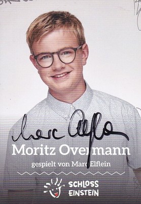 Marc ELFLEIN - dt. Schauspieler, Schloss Einstein, Original-Autogramm!