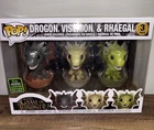 Funko POP! GOT Drogon, Viserion, & Rhaegal 3pk 2020 Spring Convention Exclusive