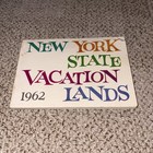 NEW YORK STATE VACATION LANDS TOURIST INFORMATION GUIDE BOOK VINTAGE 1962 — photo 1