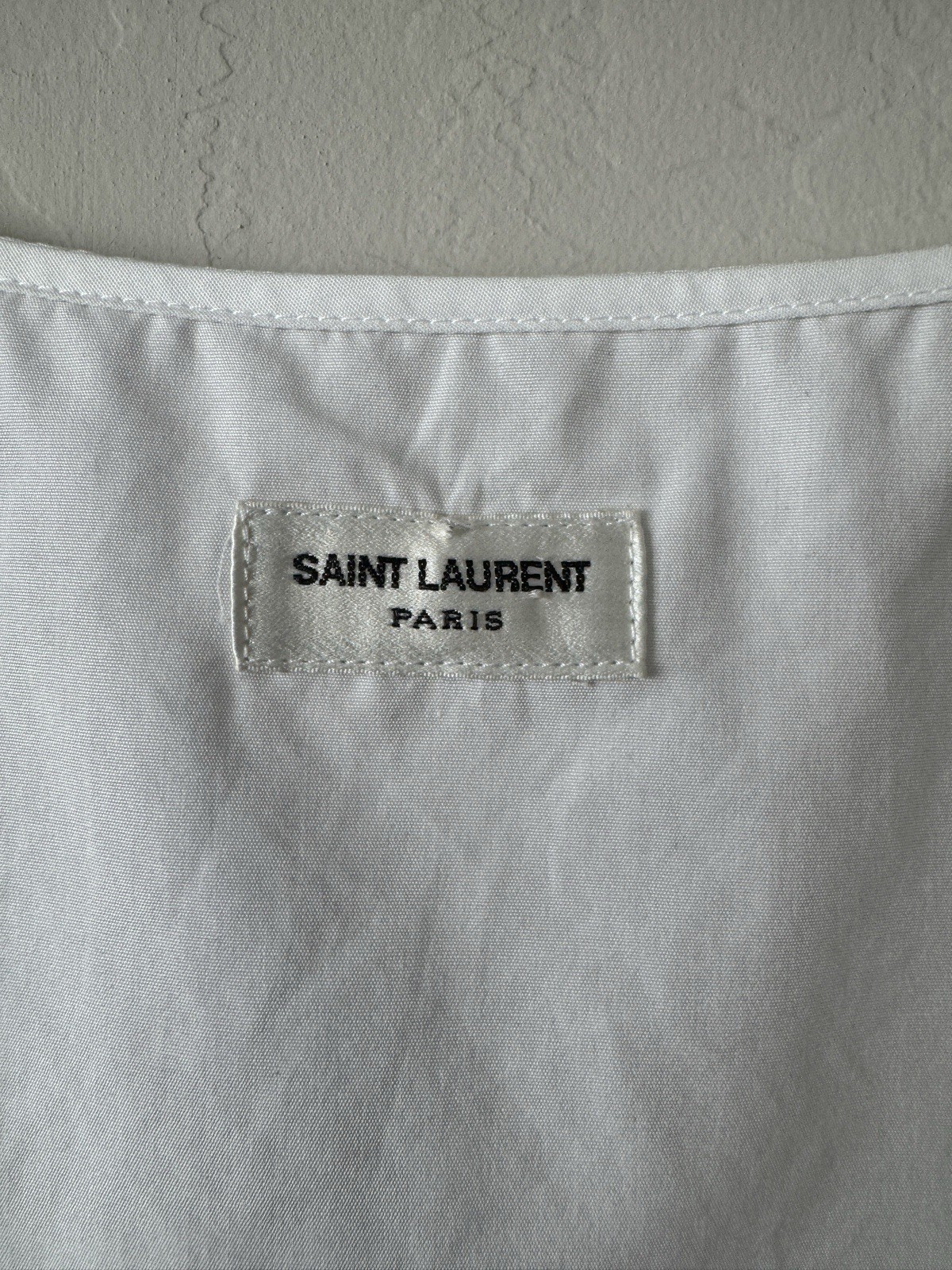 Canotta estiva bianca Saint Laurent $1300