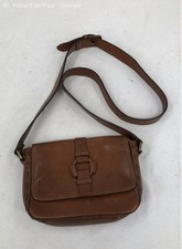 Vintage Massimo Dutti Brown Leather Crossbody...