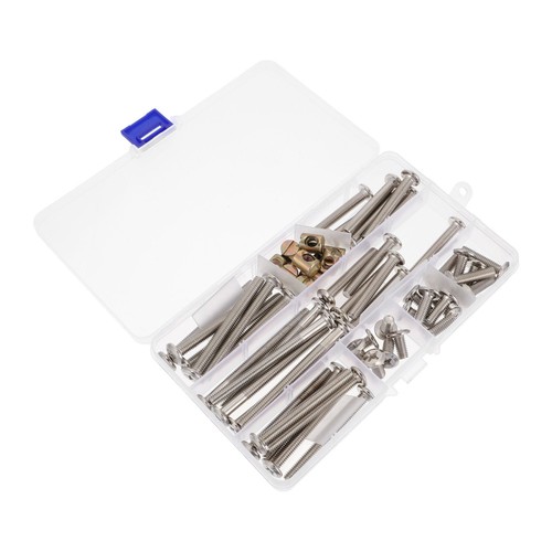 Screw Nut Set Replacement Bolts for Bed Frame Baby Cot Crib Screws - 第 5/12 張圖片