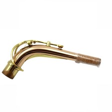 Phosphor Copper Alto Sax Curved Neck Golden Finish Eb Sax Replacement Neck