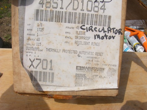 Marathon xqm48517d1084b 1/8HP Electric Motor 1725RPM 1/12HP 115v FR 48 - Picture 12 of 12