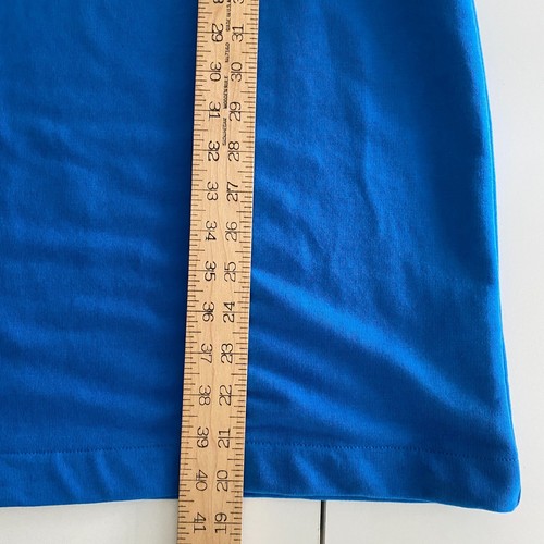 Boden Sweatshirt Dress US Size 14L Blue Long Puff Sleeve Crew Neck Blue - Picture 9 of 10