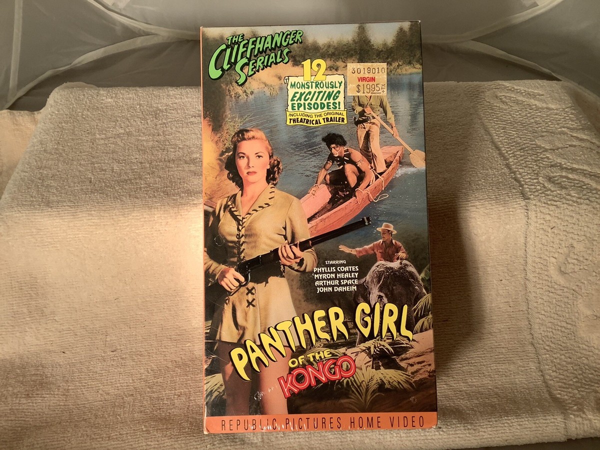 Panther Girl Of The Kongo VHS 12 Episodes 2 VHS Tapes New