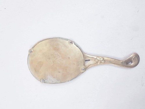 Mirror Face IN Hand Brass Antique vintage 80's 70's - Picture 5 of 12