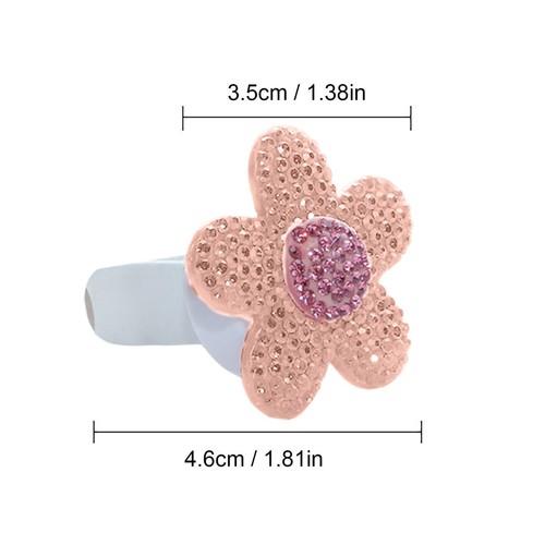 Rhinestone Daisy Flower Car Air Freshener Vent Clip Charm Bling Car Accessories - Picture 4 of 18