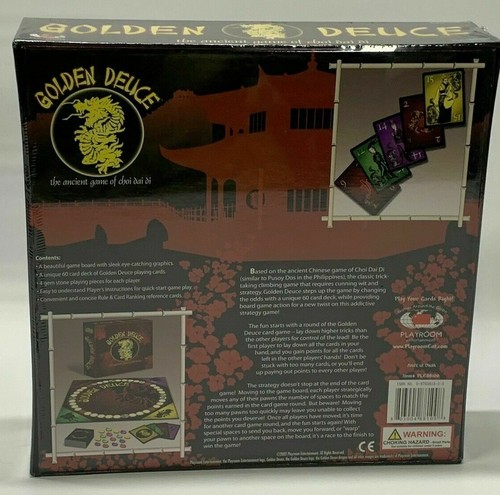 GOLDEN DEUCE - THE ANCIENT GAME OF CHOI DAI DI - Black Box Edition - MIB - Picture 2 of 2