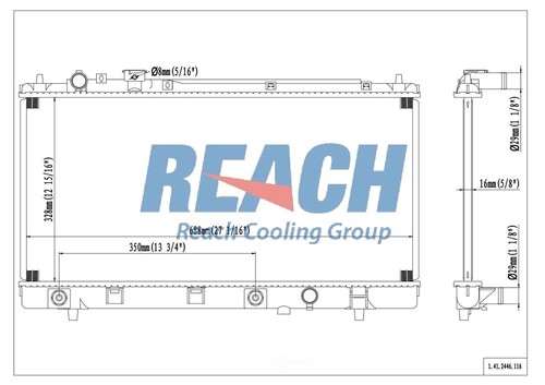 Radiator Reach Cooling 41-2446 - Picture 2 of 4