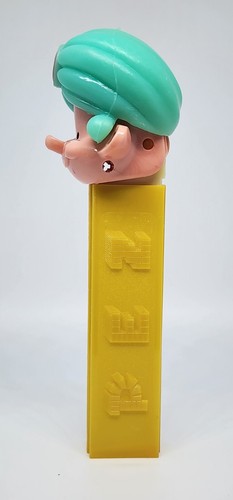 Vintage PEZ Dispenser Genie Maharaja Light Green Turban - Made in Austria - Picture 2 of 11