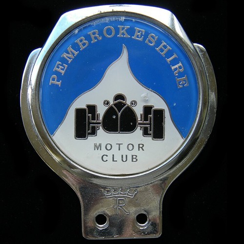 Pembrokeshire Motor Club Car Badge (2899) eBay