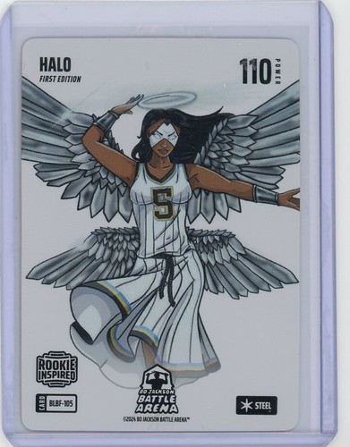 Bo Jackson Battle Arena Halo Angel Reese Blizzard Steel Battlefoil ROOKIE CARD