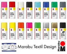 Marabu Textile Spray Paint Textil Design Fabric Spray Paint Clothes (16 Colours)