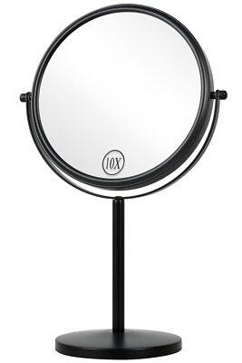 10x Magnifying Makeup Mirror, 8 Inch Tabletop Mirror Double Sided  Magnification