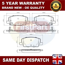 Fits Vauxhall Mokka 2012- 1.4 1.6 CDTi Firstpart Front Brake Pads Set 42566753