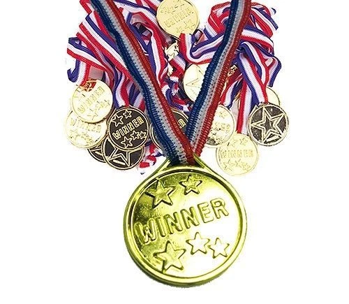 12 x Niños Jubileo Día de los Deportes Carrera Ganadores de Oro Medallas Premios 02 700 Foto 4 de 4