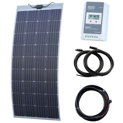 180W Flexibles GFK Solar Ladeset für Camper/Wohnmobil/Aufstelldach