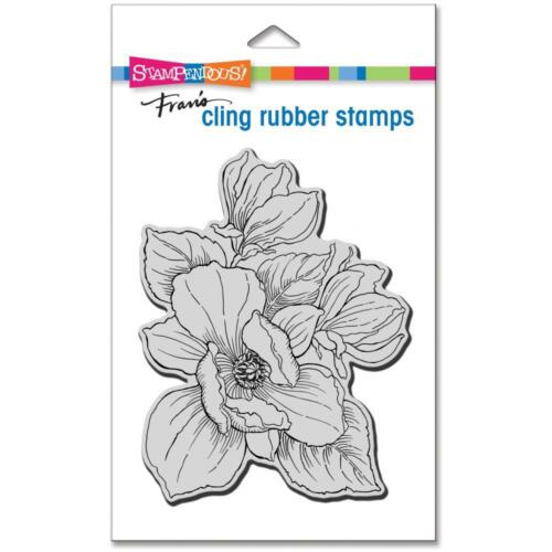 Stampendous Cling Stamp - Pink Magnolia - Picture 1 of 2