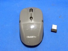 Clickit Click It Pro Wireless Optical Mouse 1600 dpi resolution with receiver