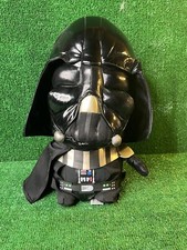 Disney Star Wars 9" DARTH VADER Talking Plush Original Movie Sounds FAUX LEATHER