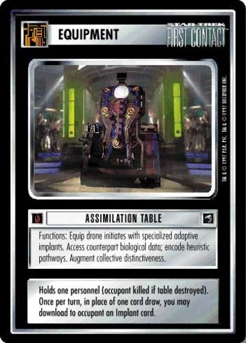 Star Trek: Assimilation Table [Ungraded] First Contact STCCG Decipher ...