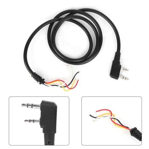 U94 PTT Military Headset Adapter Cable for K-Plug Z-Tactical Radio Headset Black - Zdjęcie 2 z 11