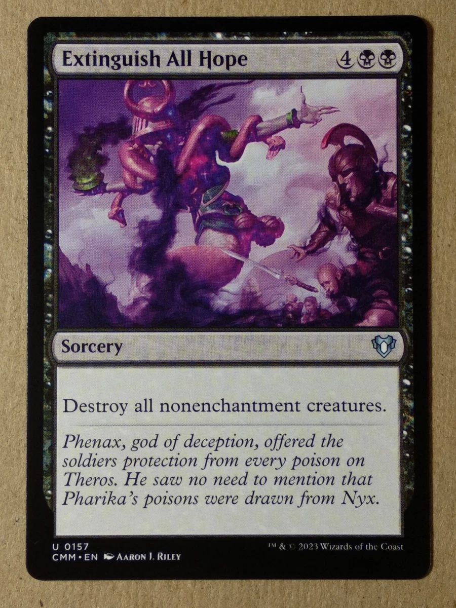 MTG Card - Extinguish All Hope - Unco - Commmander Masters - NM | eBay