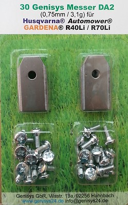 30+3 Titan EXTRA DICKE  Messer Husqvarna  AUTOMOWER 305 308 310 315 320 330x