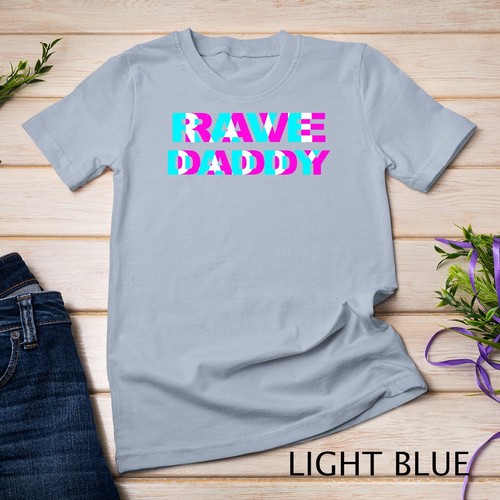 T-Shirt Rave Daddy EDM Musikfestival Vater optische Illusion Trippy Unisex - Bild 6 von 15